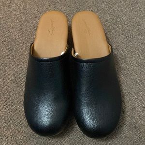 Black and Tan clogs